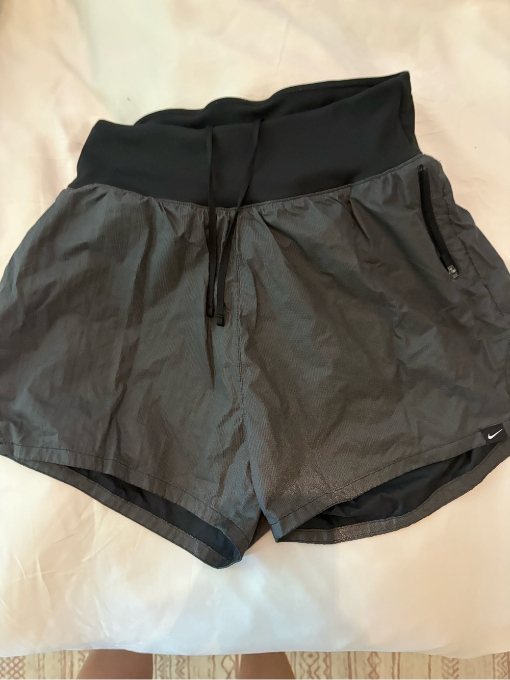 Nike Women’s Athletic Shorts — Charcoal and Black
